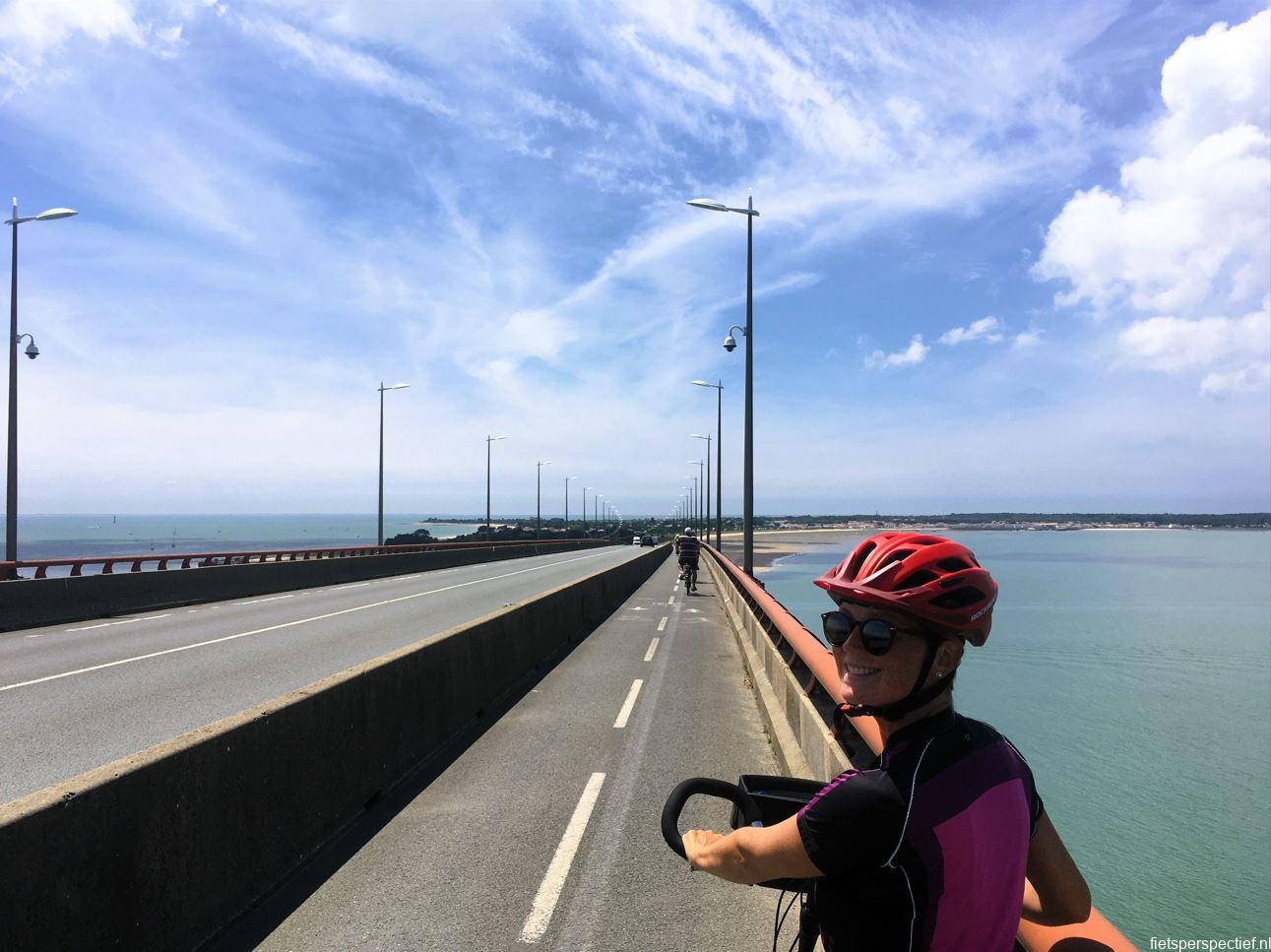 tolbrug van Île de Ré fietsen