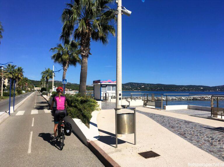 fietsen langs de Côte d'Azur