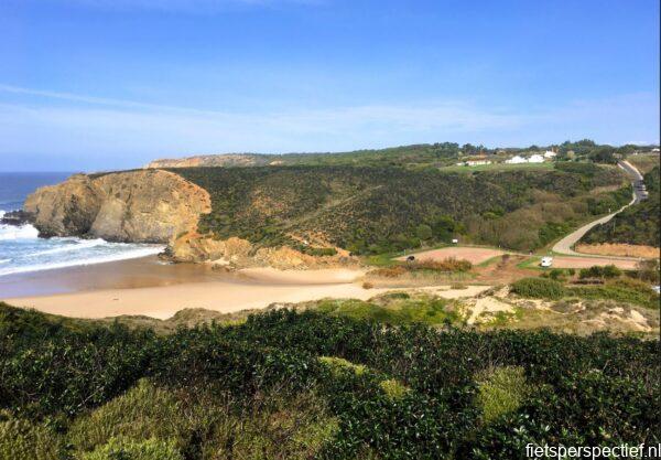 Fietsen Zambujeira do Mar Odeceixe Praia Amalia