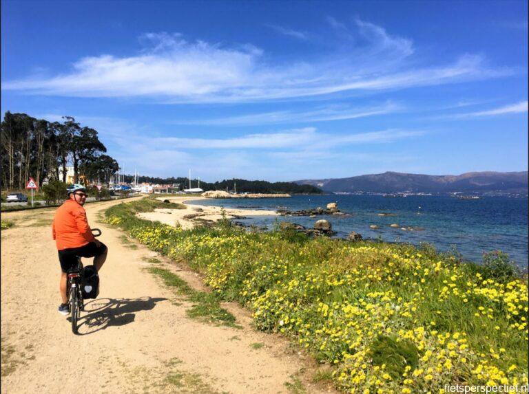 Fietsen in Galicië Illa Arousa onverhard