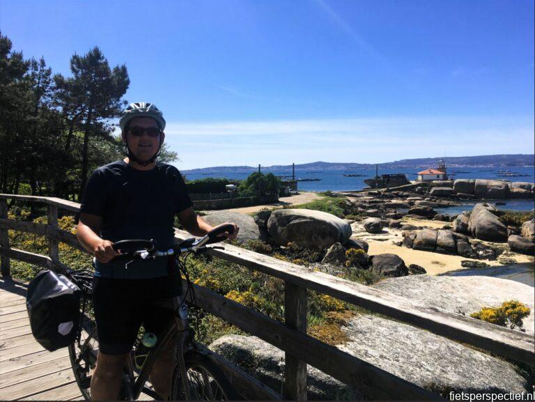 Fietsen in Galicië Illa Arousa vuurtoren