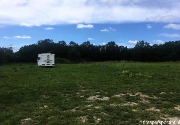 Leeg grasveld op Ile de Oleron