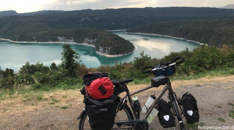 Ortlieb drybag fietsvakantie in Frankrijk