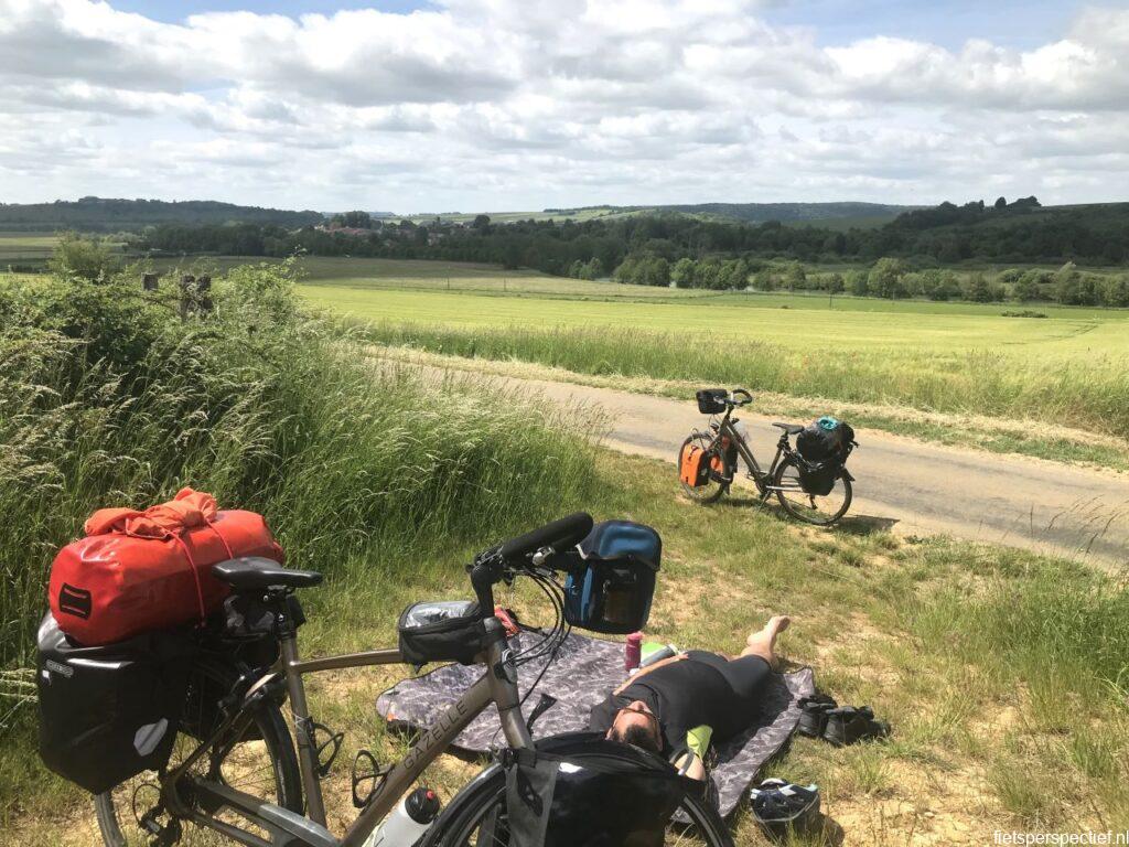 Fietsen langs de Maas