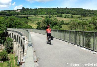 vlak fietsen in de bourgogne