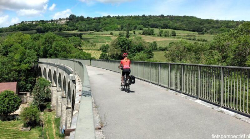 vlak fietsen in de bourgogne