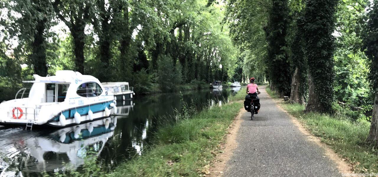 fietsen langs Canal du Midi