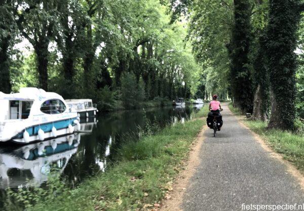 fietsen langs Canal du Midi