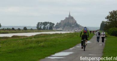 fietsen naar Mont Saint Michel