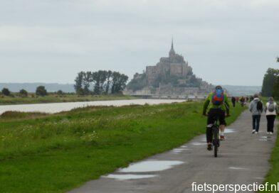 fietsen naar Mont Saint Michel