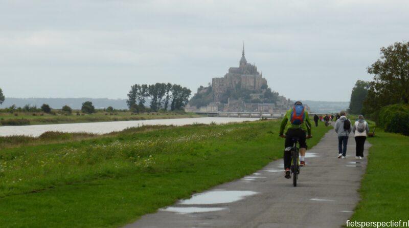 fietsen naar Mont Saint Michel